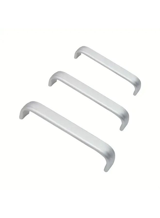 15Pcs Silvery Drawer Handles 9 6cm Hole Spacing Stainless Steel Cabinet Pulls Easy Installation - Image 4